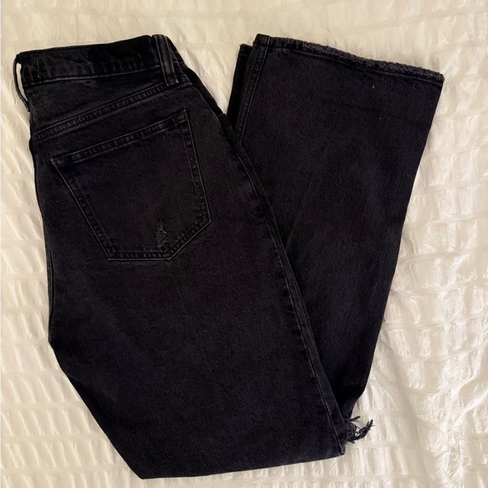 Abercrombie & Fitch Black Distressed Jeans